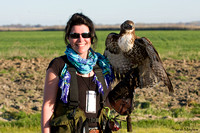 Caroline Smith and Boadicea-Red-tailed Hawk